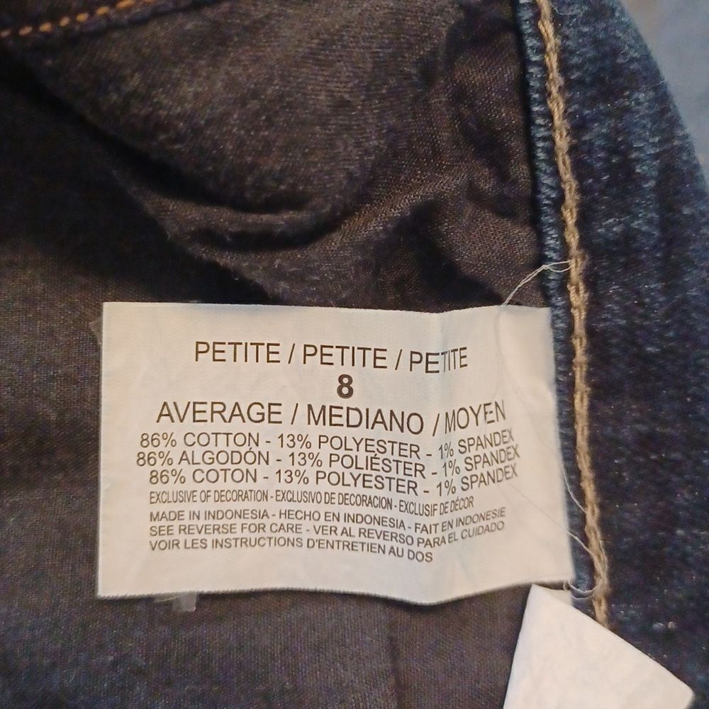 121615...Gloria Vanderbilt Straight Leg Size 8P - Picture 6 of 6